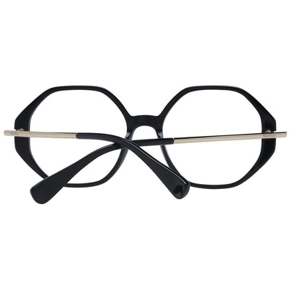 Max Mara Women’s Optical Frames – Black Round Full-Rim, 54mm