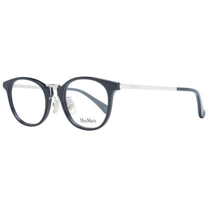 Max Mara Women’s Optical Frames – Black Round Style, 48mm