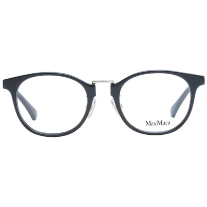 Max Mara Women’s Optical Frames – Black Round Style, 48mm