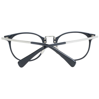 Max Mara Women’s Optical Frames – Black Round Style, 48mm