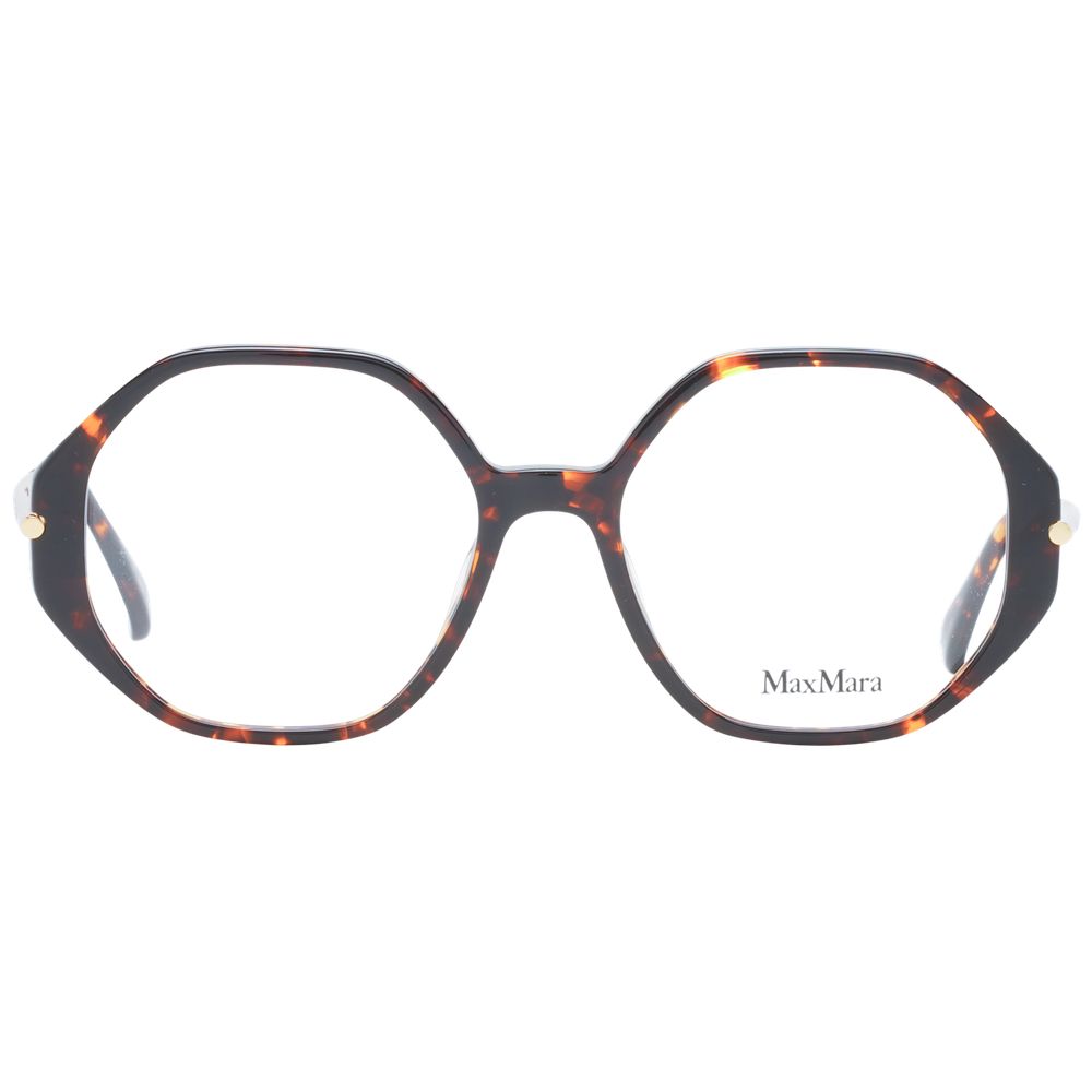 Max Mara Women’s Optical Glasses – Brown Round Frame, 54mm