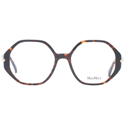 Max Mara Women’s Optical Glasses – Brown Round Frame, 54mm