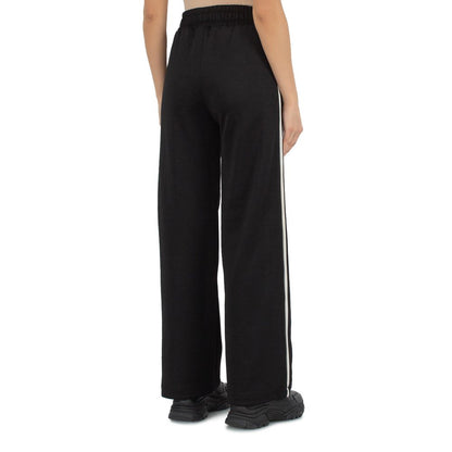  - Black Polyester Jeans & Pant