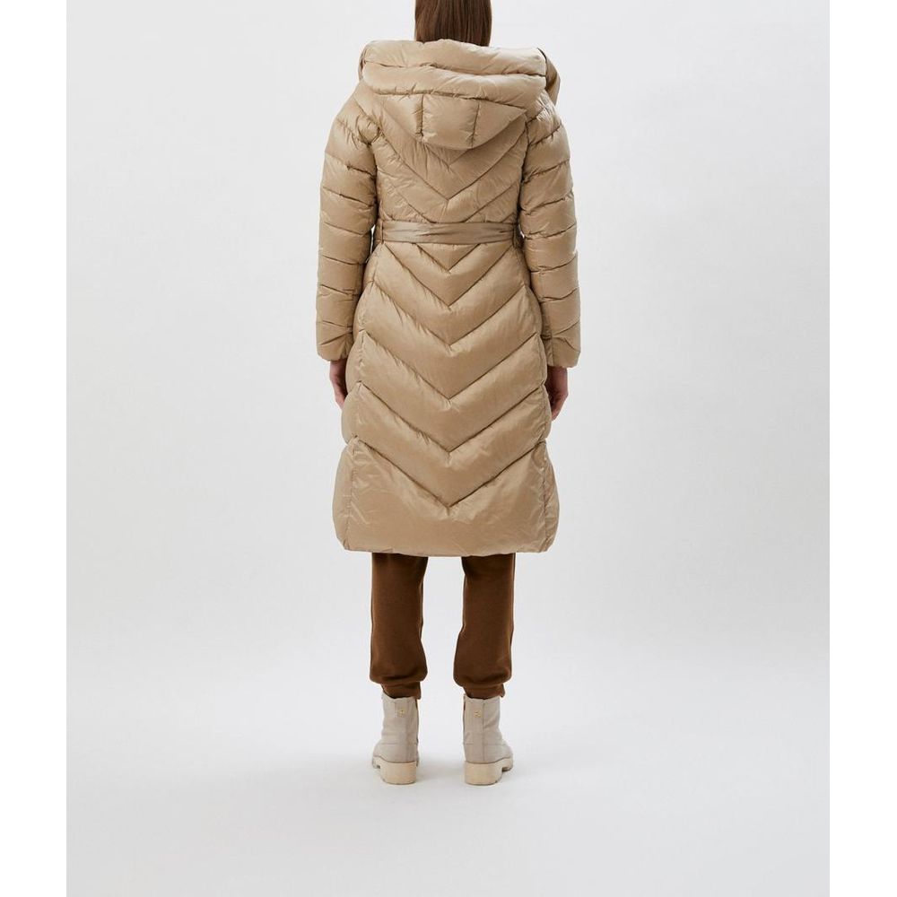 Beige Polyamide Jackets & Coat - The Luxe Alliance