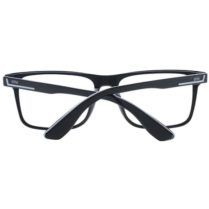BMW Black Men's Optical Frames – Rectangle Full-Rim, 55mm