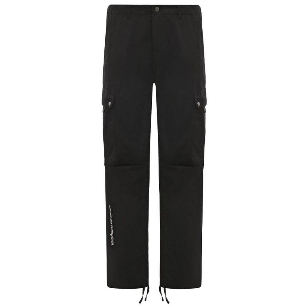  - Black Cotton Jeans & Pant