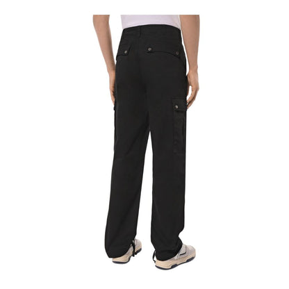  - Black Cotton Jeans & Pant