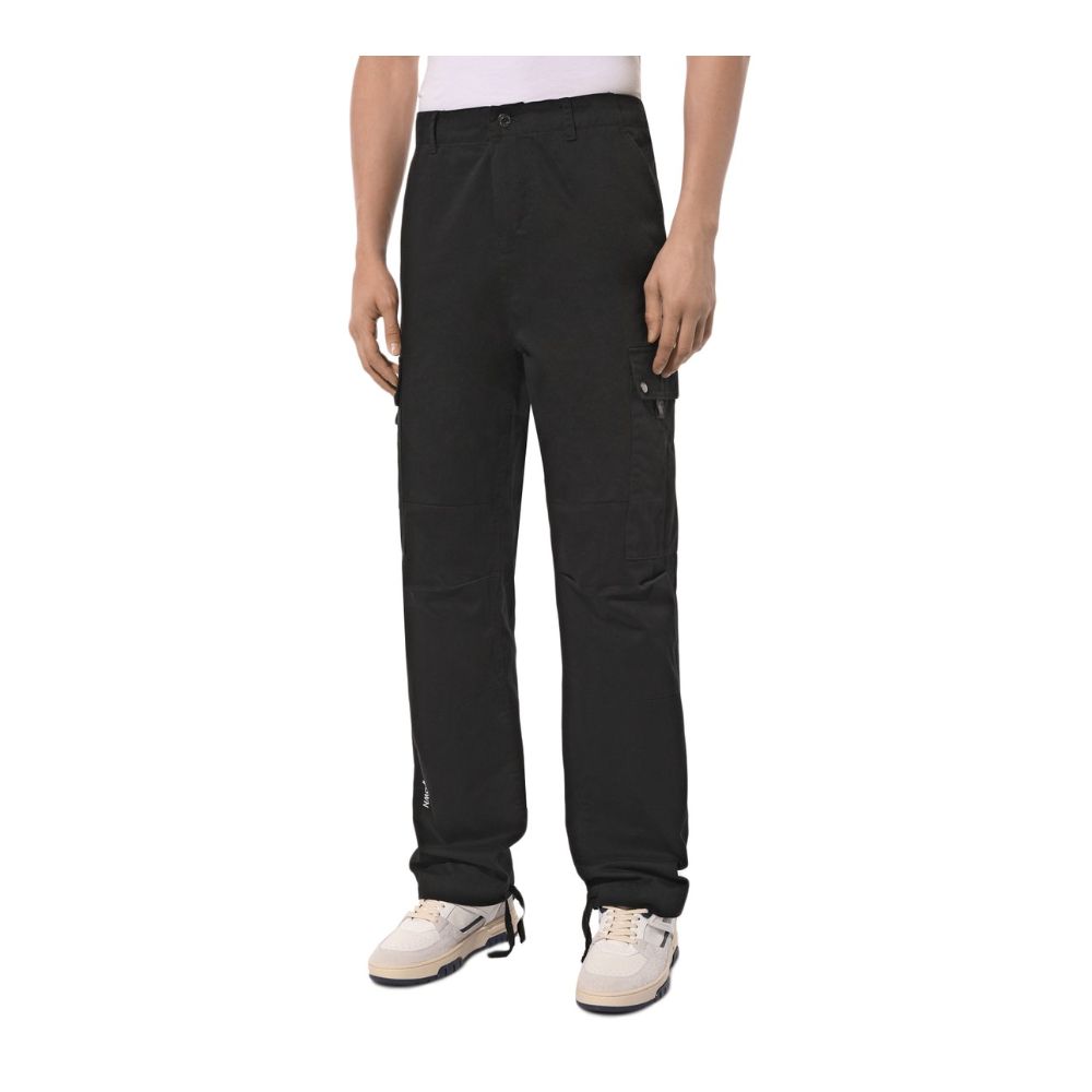  - Black Cotton Jeans & Pant