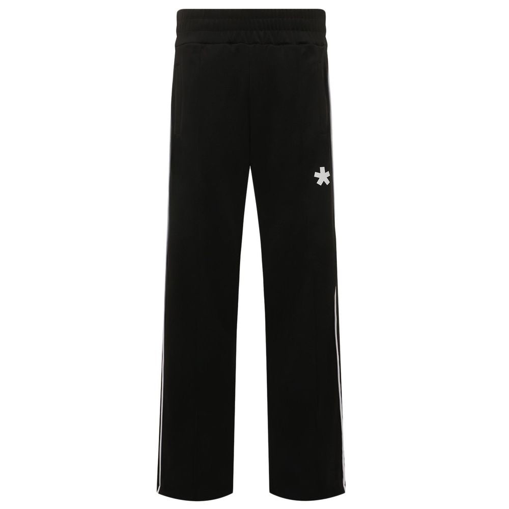  - Black Polyester Jeans & Pant