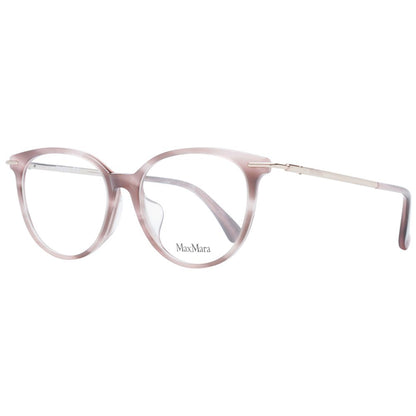 Max Mara Women’s Optical Frames – Pink Round Design, 53mm