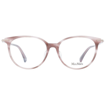 Max Mara Women’s Optical Frames – Pink Round Design, 53mm