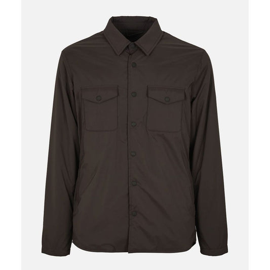 Brown Polyester Jacket - The Luxe Alliance