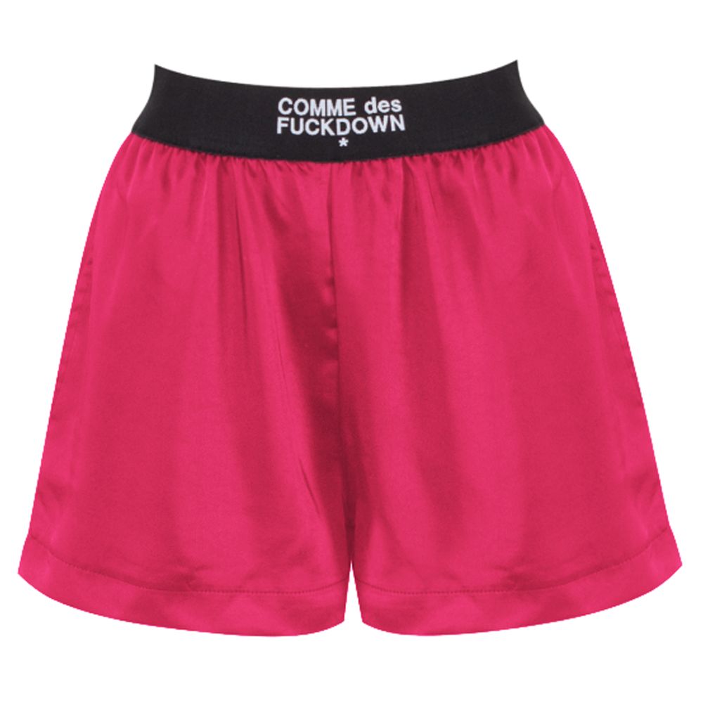  - Fuchsia Polyester Short