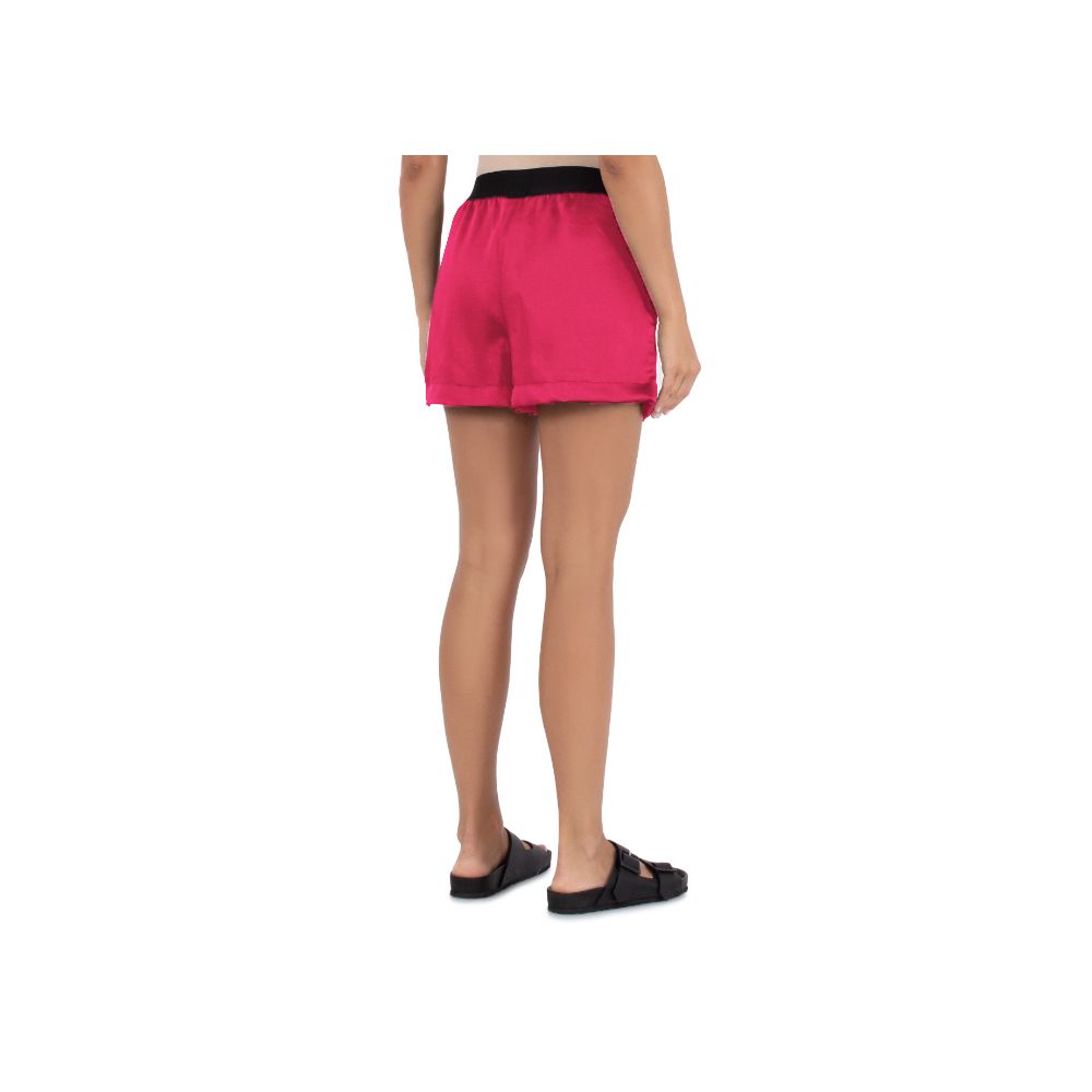  - Fuchsia Polyester Short