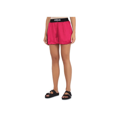  - Fuchsia Polyester Short