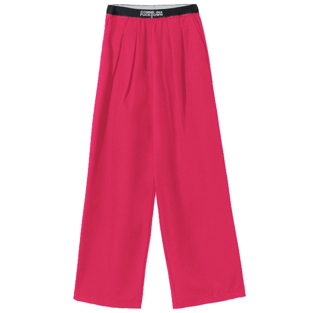  - Fuchsia Polyester Jeans & Pant