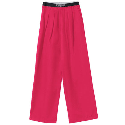  - Fuchsia Polyester Jeans & Pant