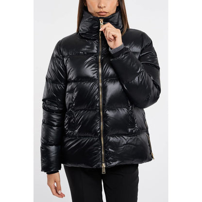  - Black Polyester Jackets & Coat