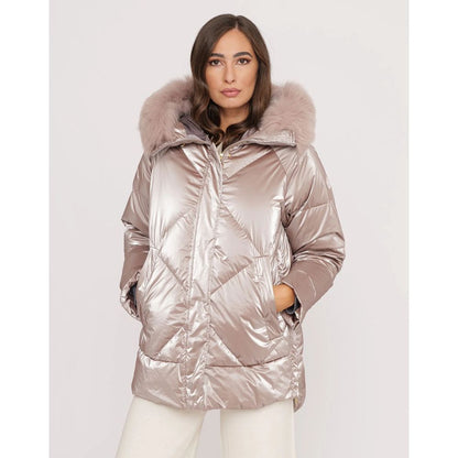  - Pink Polyester Jackets & Coat