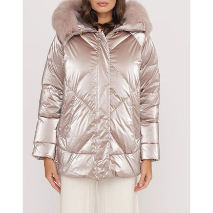  - Pink Polyester Jackets & Coat