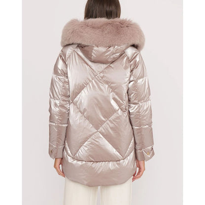  - Pink Polyester Jackets & Coat