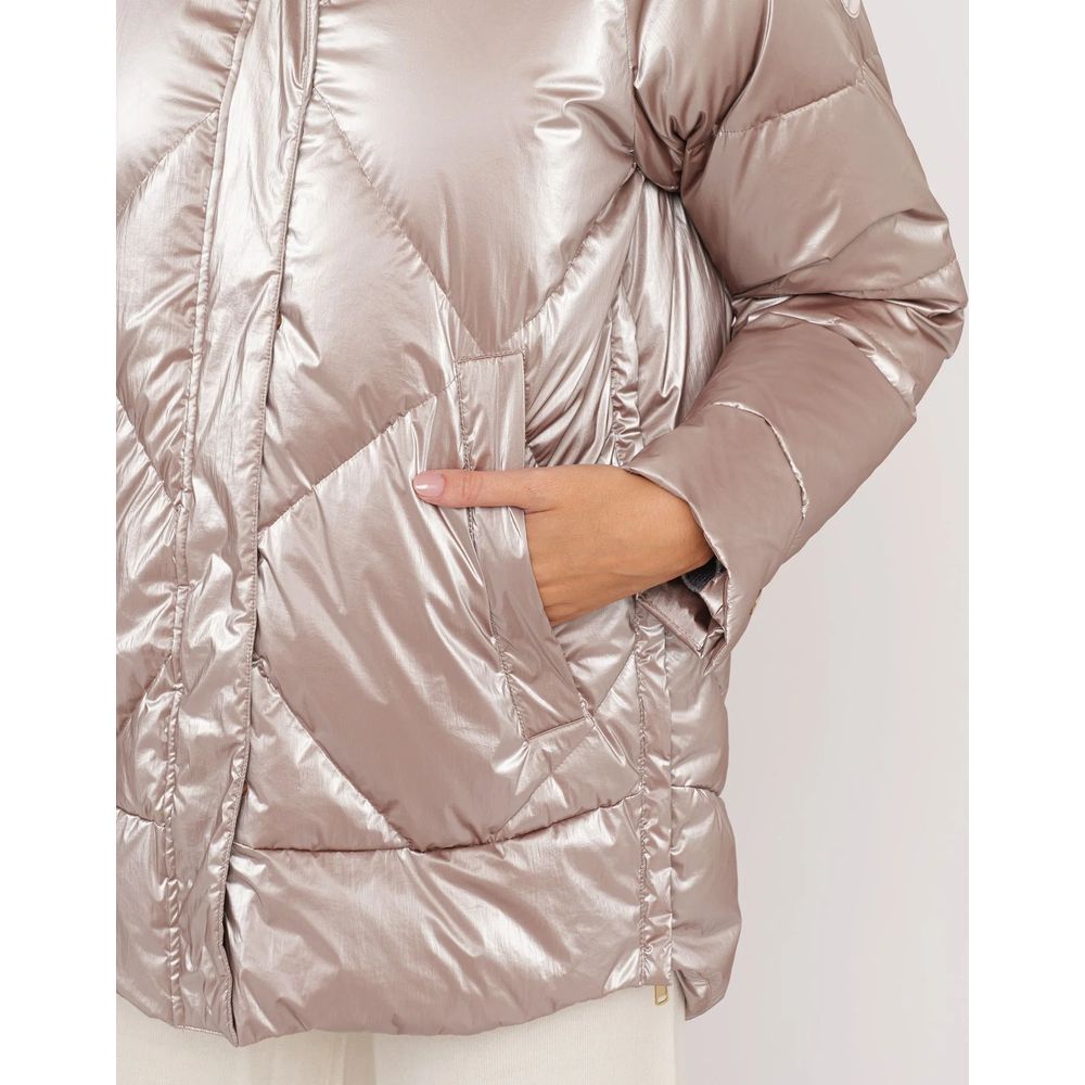  - Pink Polyester Jackets & Coat