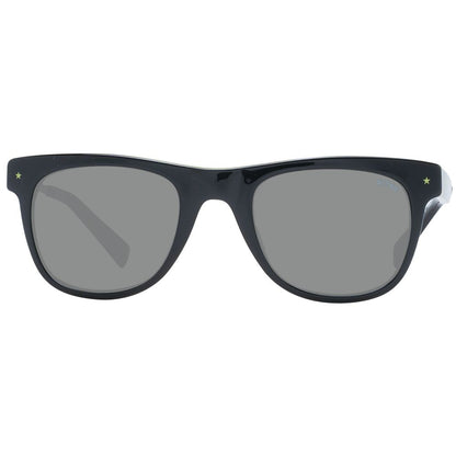 Sting Men’s Sunglasses – Black Square Frame, Grey Gradient Lenses