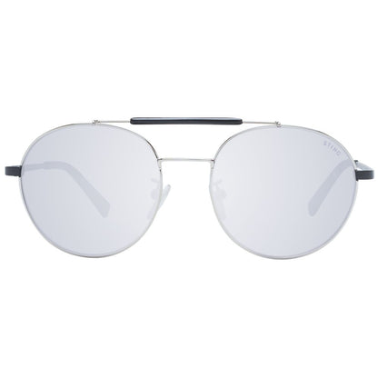 Sting Gray Metal Sunglasses – Stylish Aviator Frame with Mirrored Lenses