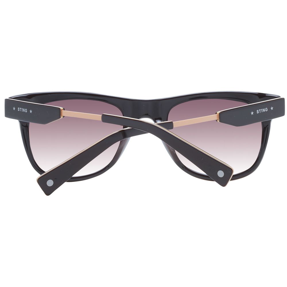 Sting Brown Acetate & Plastic Sunglasses – Stylish Square Design