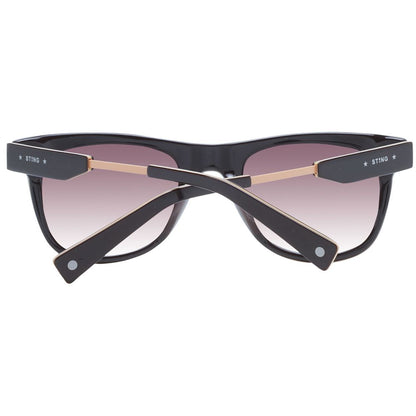 Sting Brown Acetate & Plastic Sunglasses – Stylish Square Design