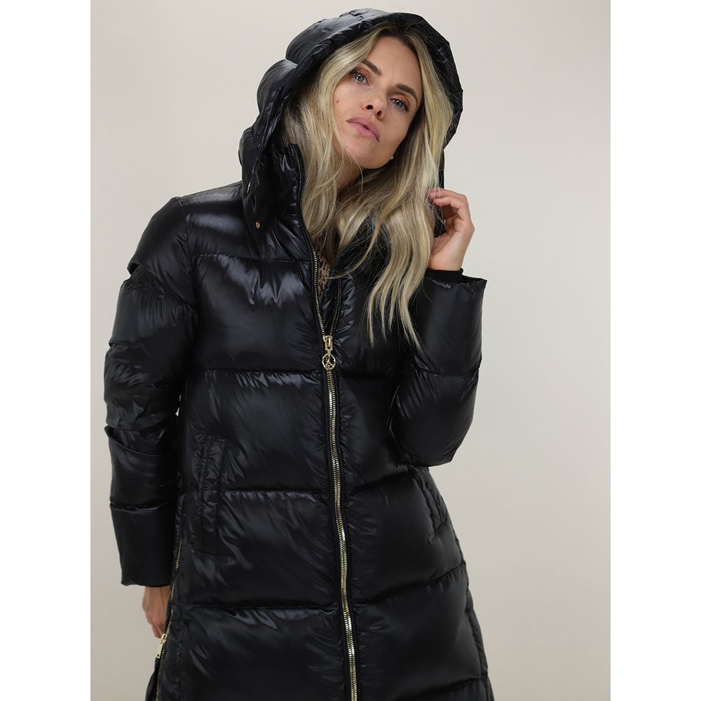  - Black Polyester Jackets & Coat