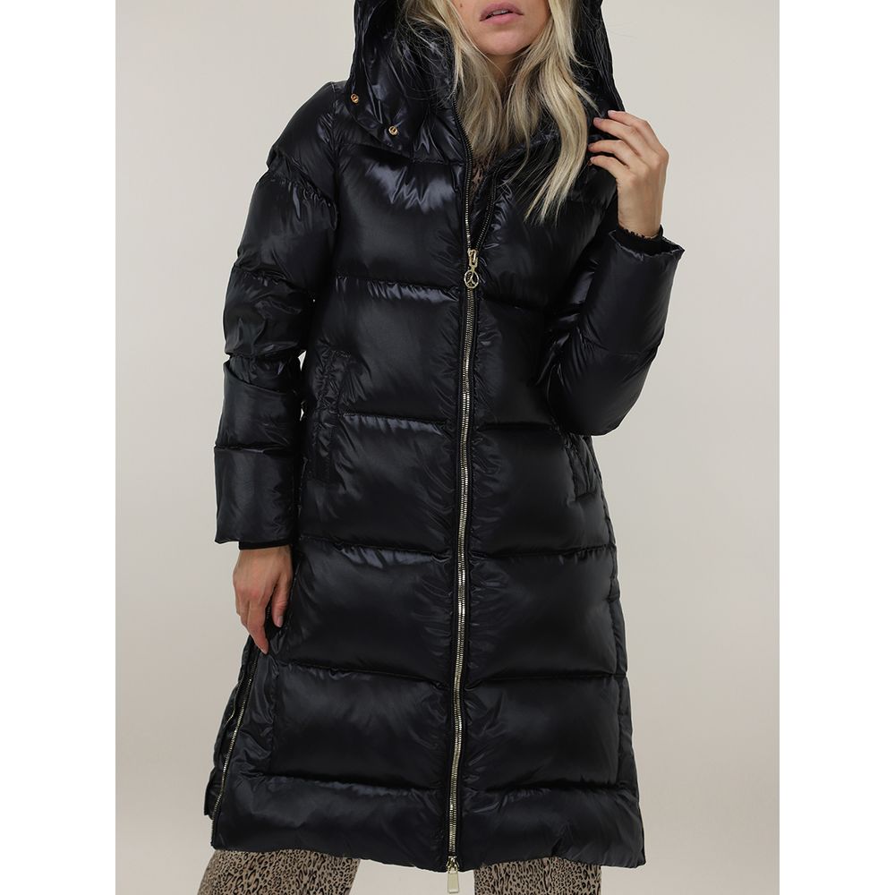  - Black Polyester Jackets & Coat