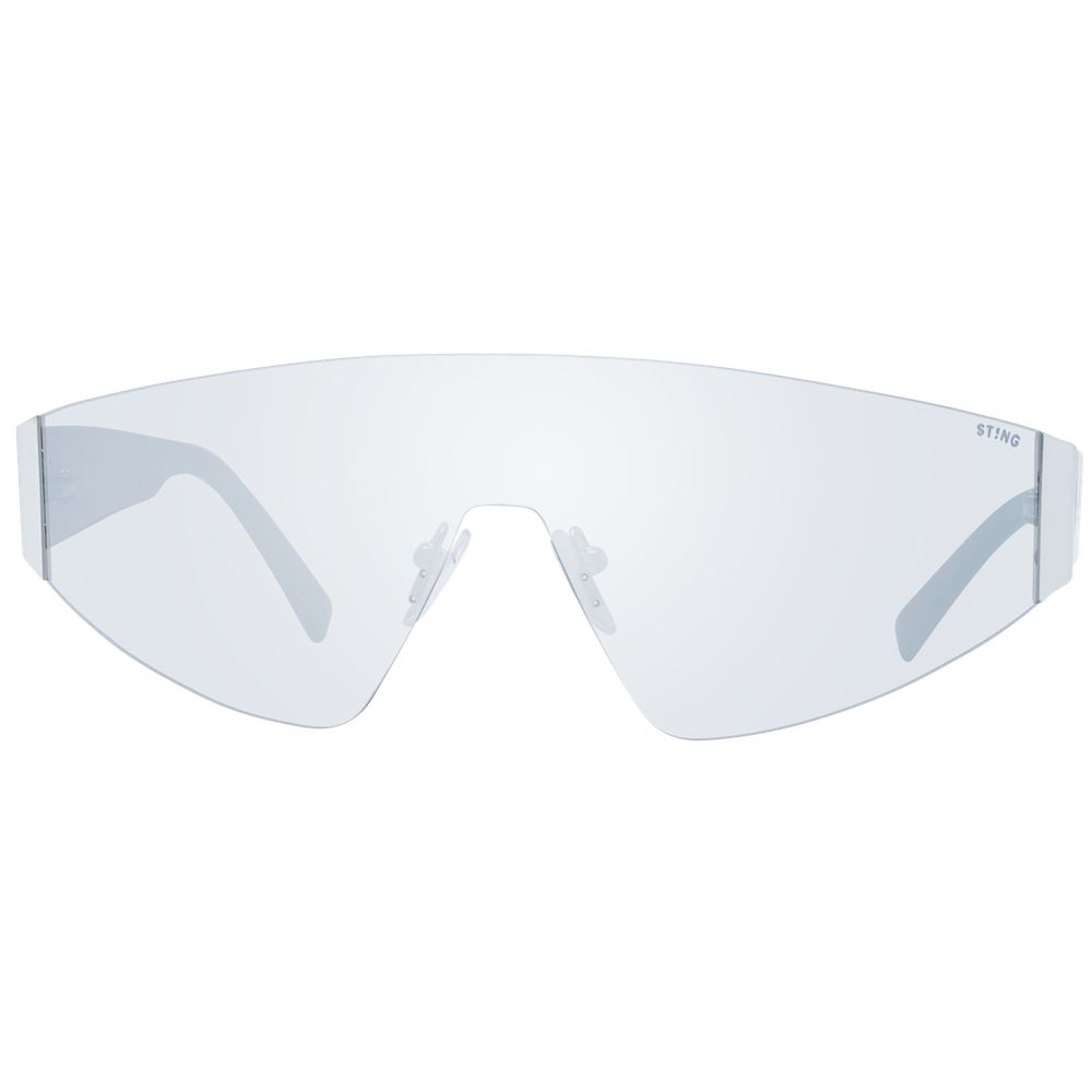 Sting Gray Metal Sunglasses – Rimless Design with Mirrored Lenses