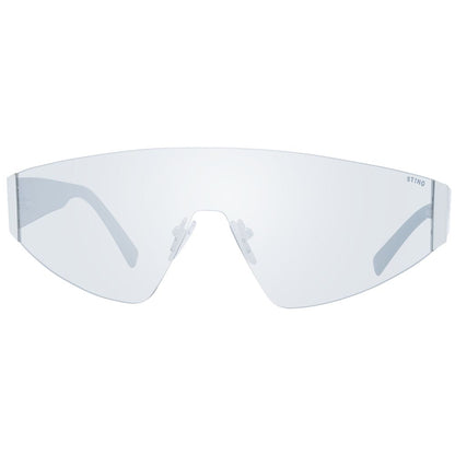 Sting Gray Metal Sunglasses – Rimless Design with Mirrored Lenses