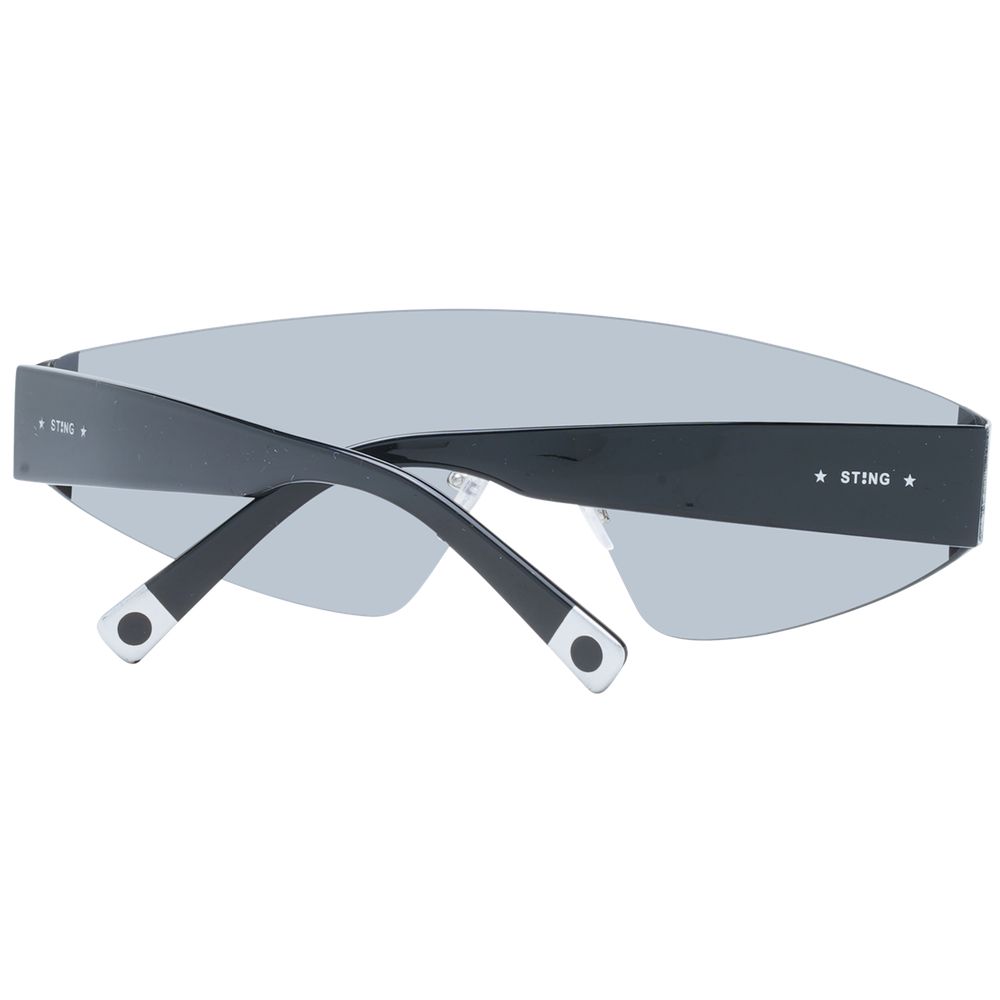 Sting Gray Metal Sunglasses – Rimless Design with Mirrored Lenses