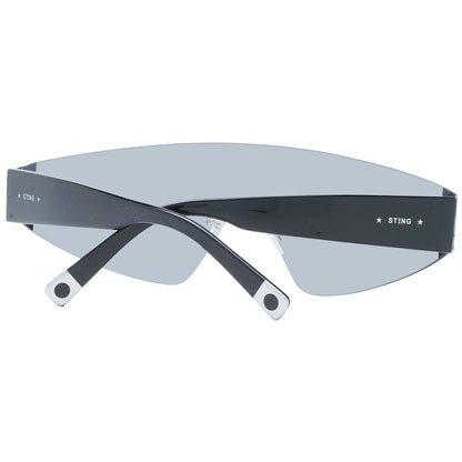 Sting Gray Metal Sunglasses – Rimless Design with Mirrored Lenses