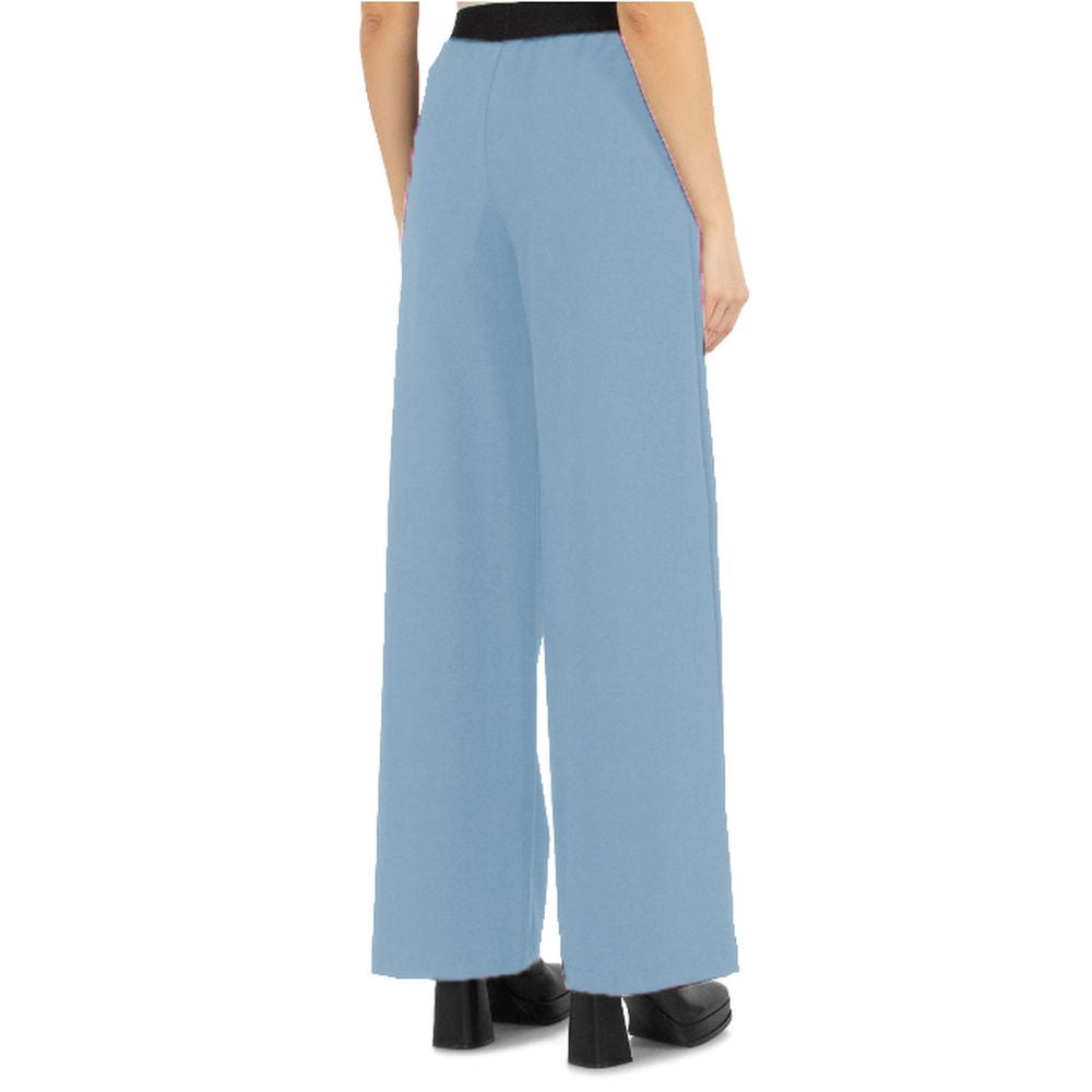  - Light Blue Polyester Jeans & Pant