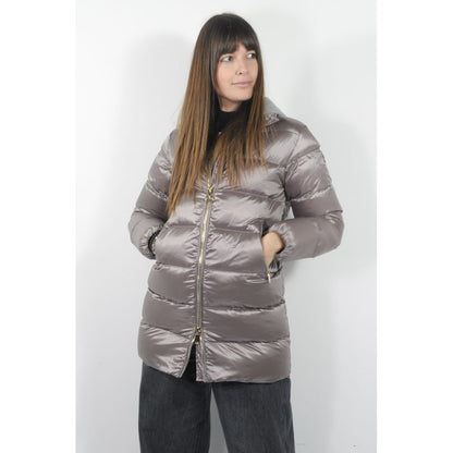  - Gray Polyester Jackets & Coat