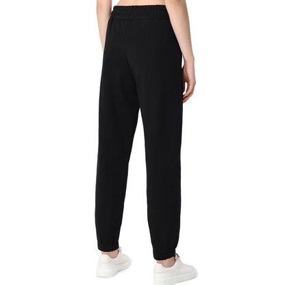  - Black Cotton Jeans & Pant