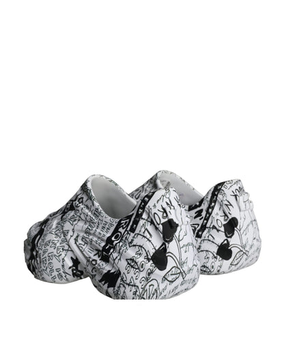  - White Black Graffiti Daymaster Sneakers Shoes