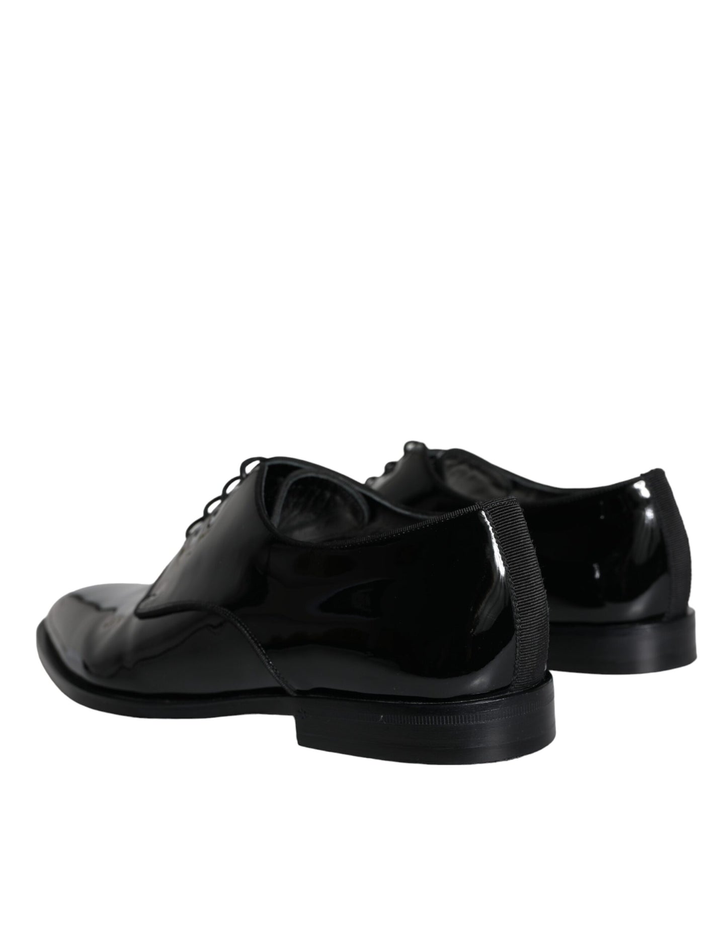 Black Calfskin Leather Derby Men Dress Shoes - The Luxe Alliance