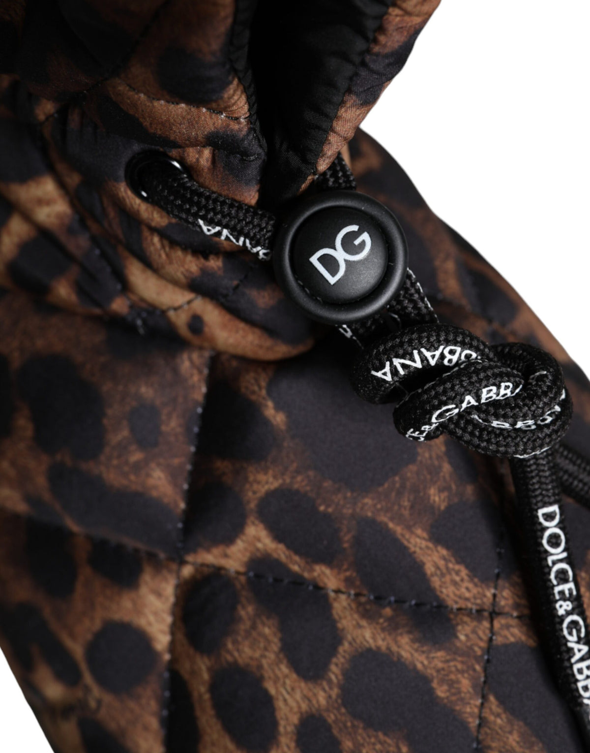 Brown Leopard Padded Ankle Boots by Dolce & Gabbana