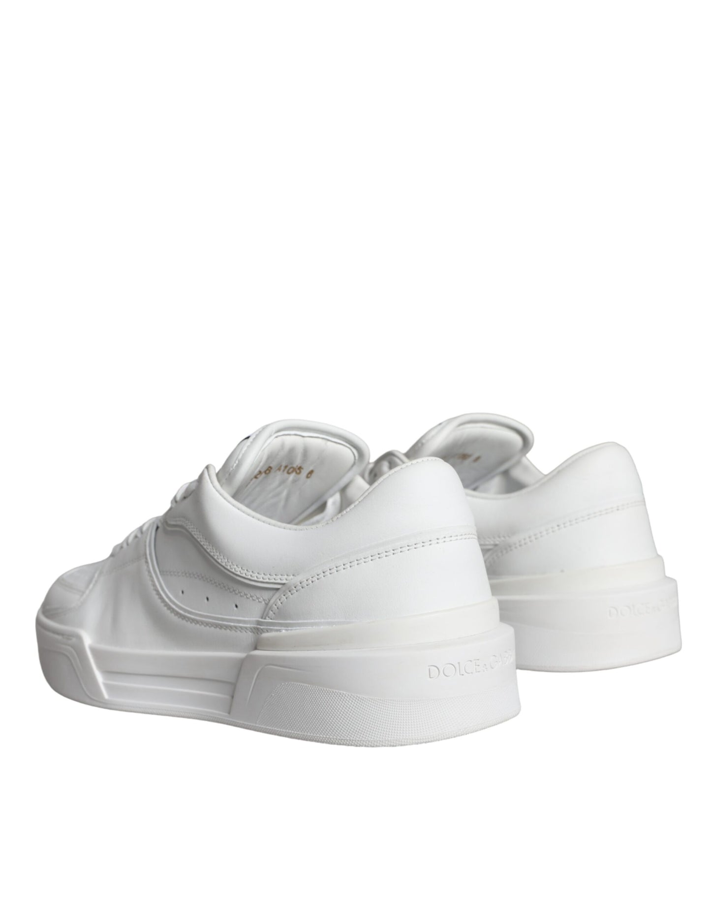 White Miami Leather Low Top Sneakers Shoes - The Luxe Alliance