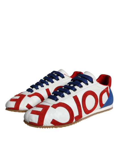  - Multicolor Leather Logo Casual Sneakers Shoes