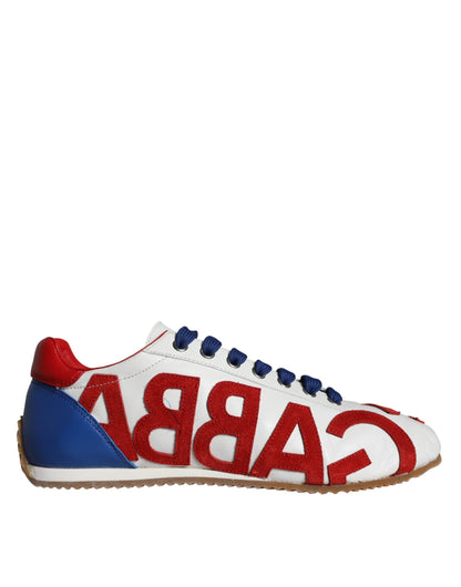  - Multicolor Leather Logo Casual Sneakers Shoes