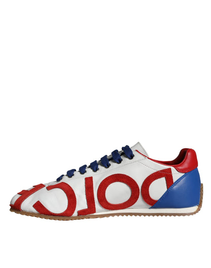  - Multicolor Leather Logo Casual Sneakers Shoes