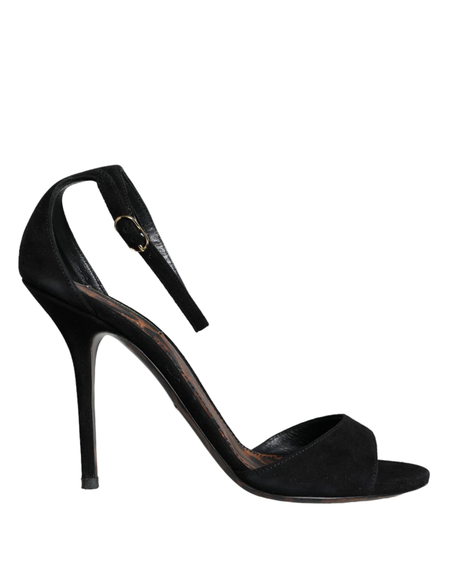  - Black KEIRA Heels Ankle Strap Sandals Shoes