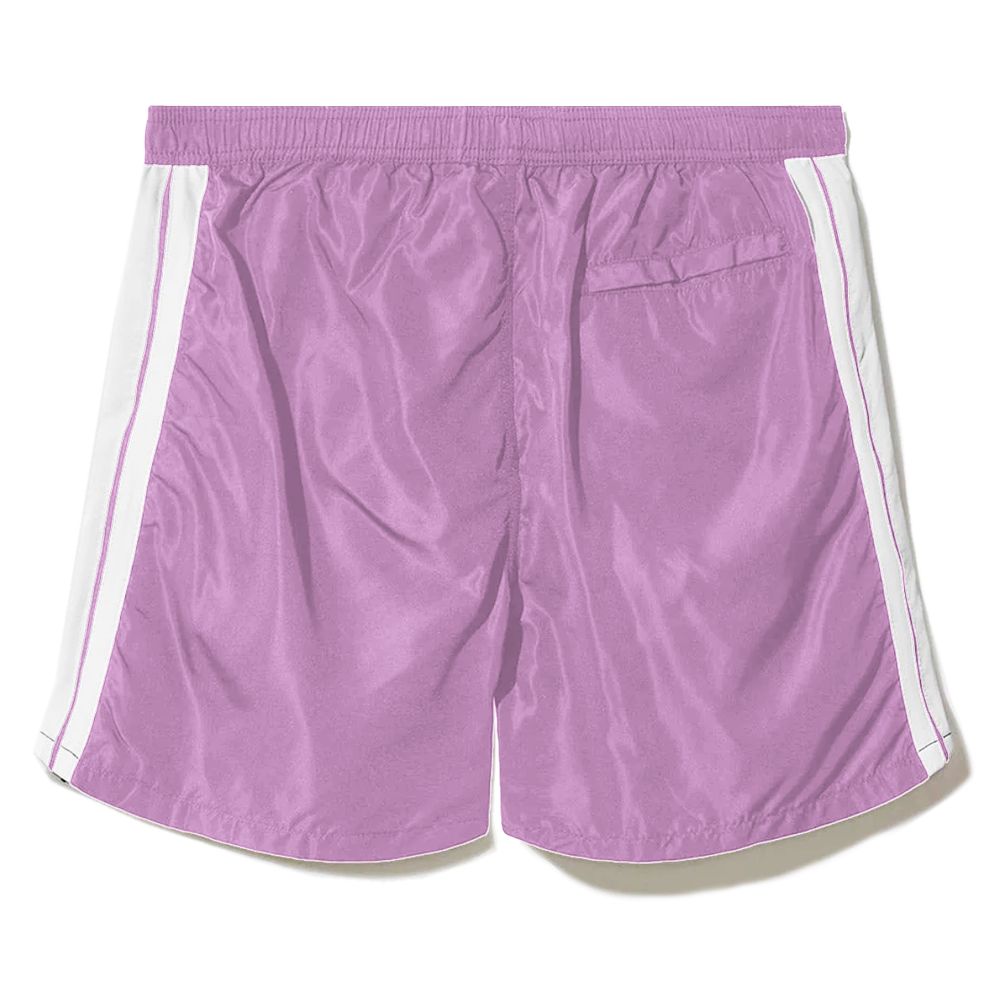 Purple Polyester Men's Swim Trunk - The Luxe Alliance