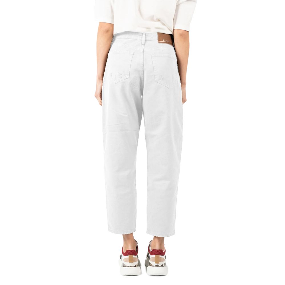 White Cotton Jeans & Pant - The Luxe Alliance