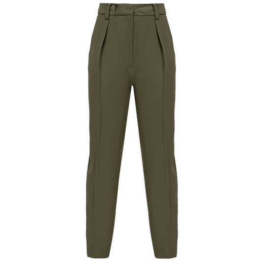  - Green Polyester Jeans & Pant